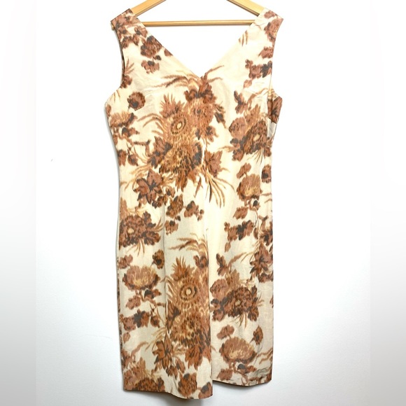 Talbots Dresses & Skirts - Nwt Talbots Silk Floral Sleeveless Dress Size 14